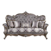 Elozzol Fabric & Antique Bronze Finish Sofa Model LV00299 By ACME Furniture
